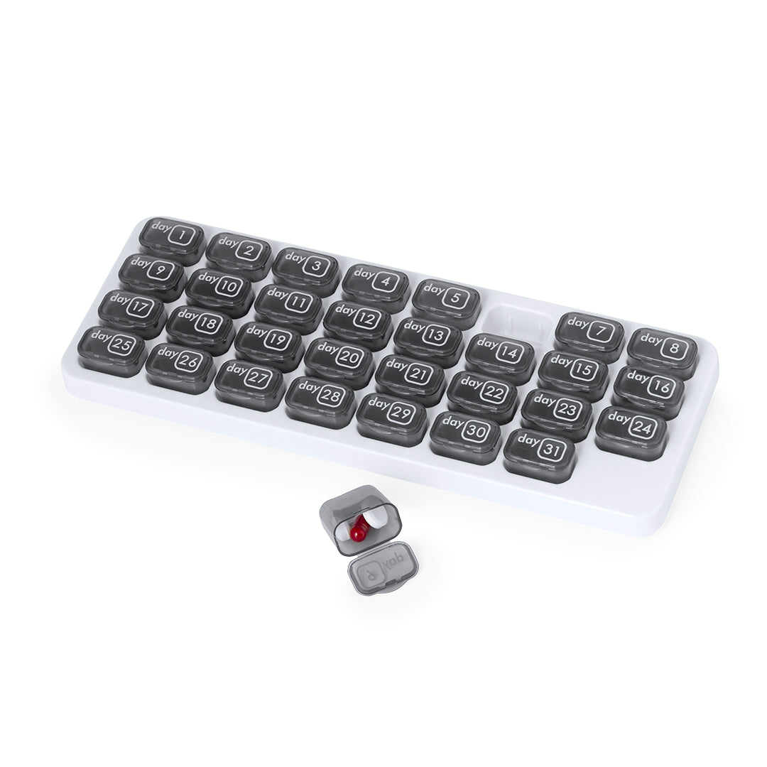 Pastillero Mensal Organizador com 31 Compartimentos