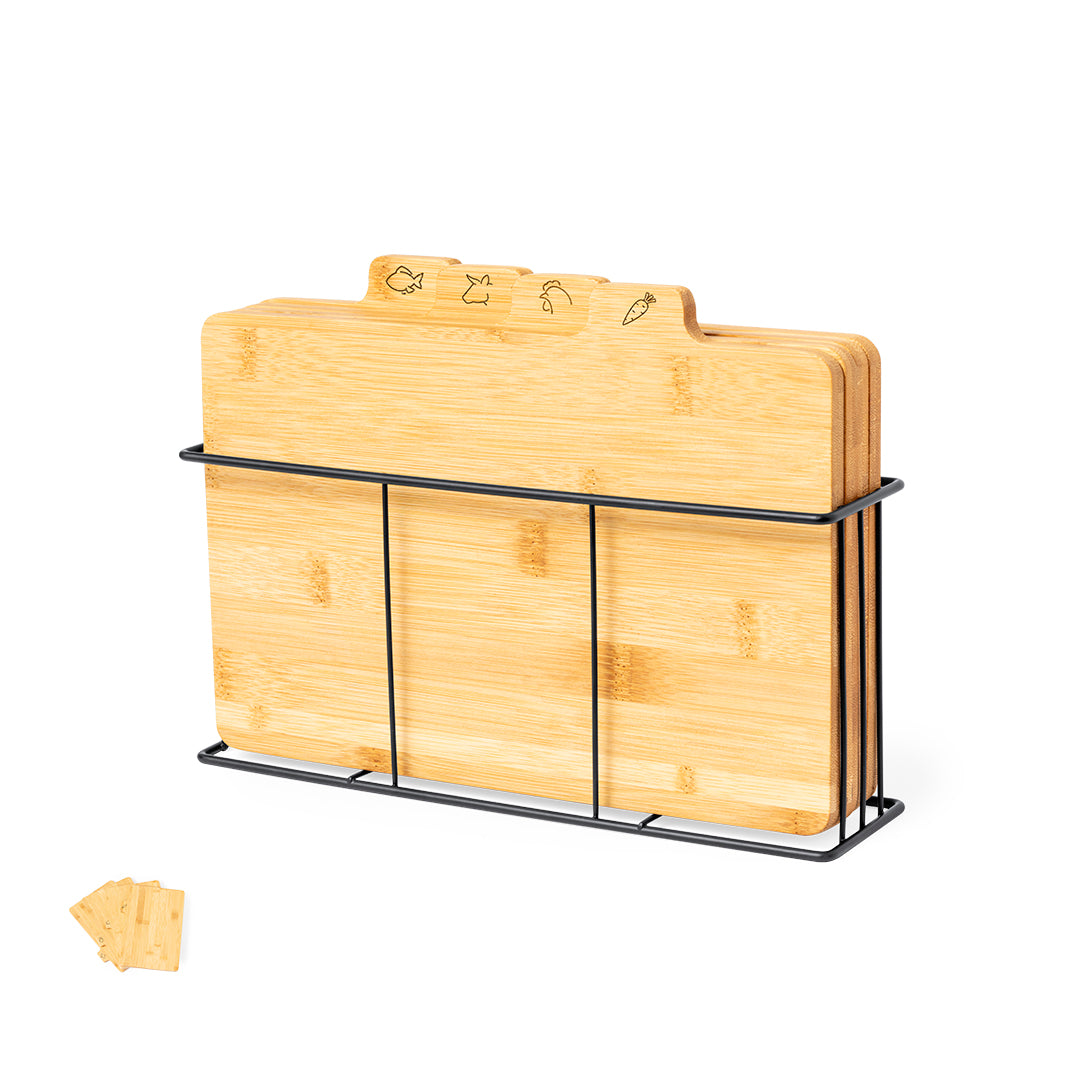 Conjunto de Tábuas de Corte em Bambu Sendak