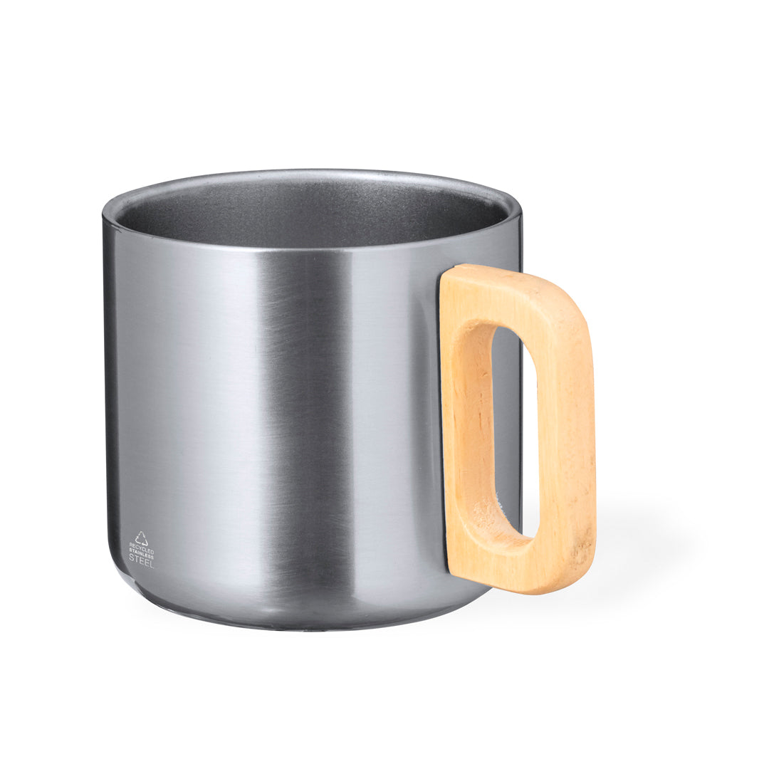 Caneca Garfun em Aço Inoxidável Reciclado 400ml