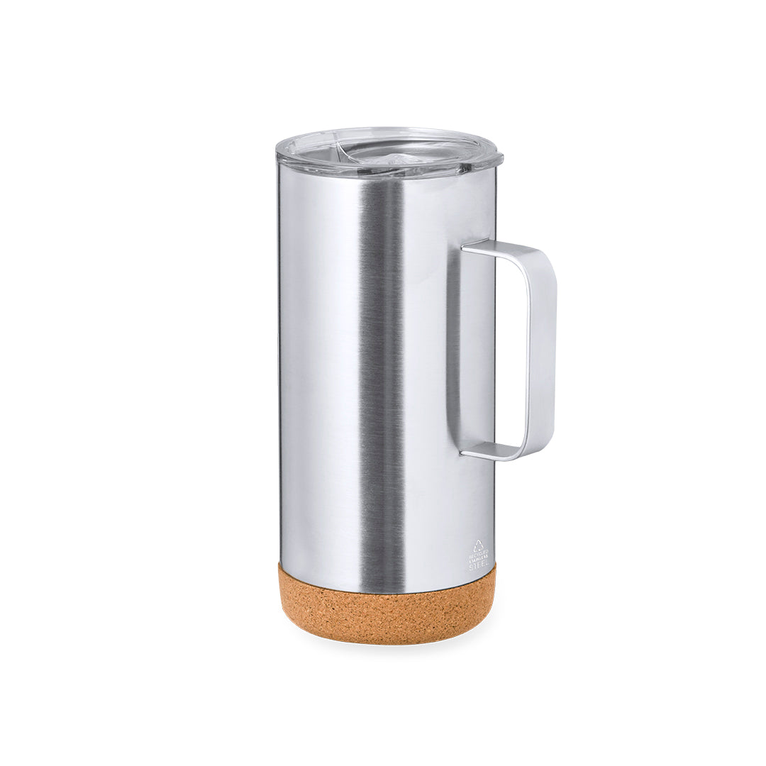 Frilan - Chávena Térmica em Aço Inoxidável Reciclado 450ml