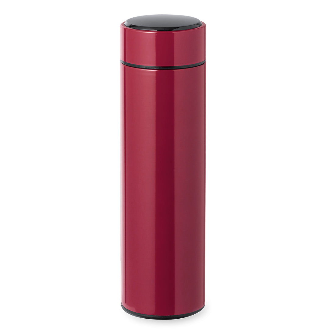 Termo de Aço Inoxidável com Medidor de Temperatura 450ml