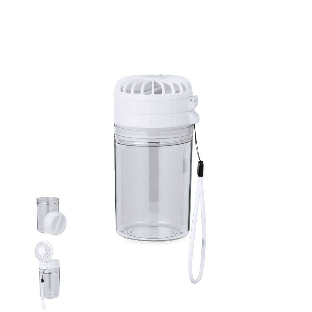 Bidão com Ventilador Ajustável 350 ml - Prático e Leve