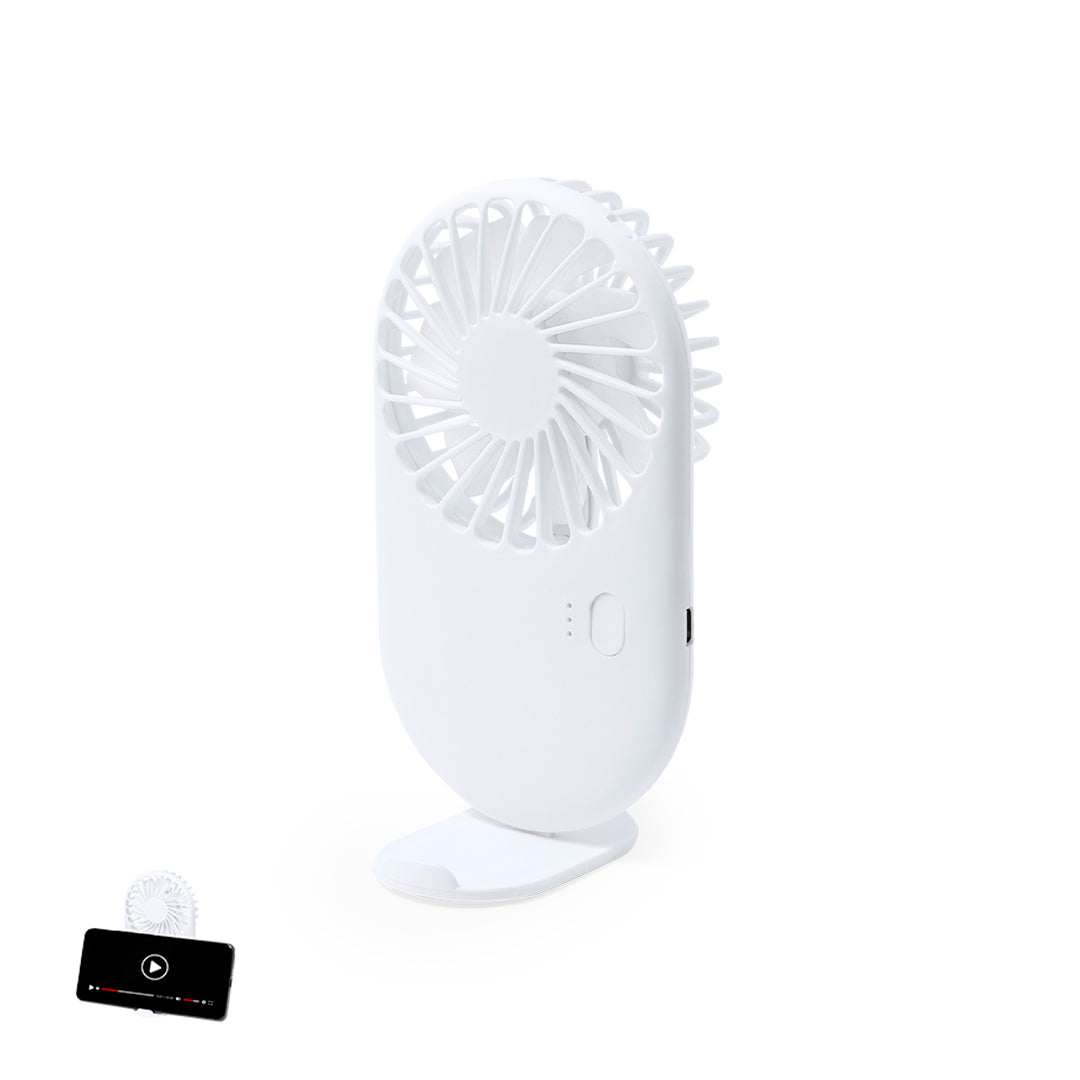 Ventilador Portátil Fanger com Suporte para Smartphone