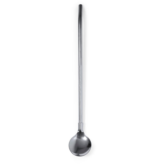 Agitador com Palhinha e Colher em Aço Inox