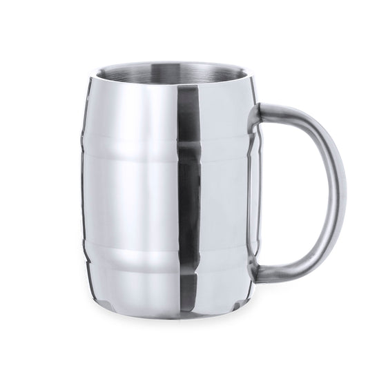 Jarra Solara em Aço Inox 450ml - Design Barril
