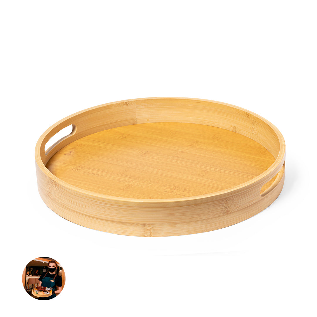 Bandeja Meltem em Bambu Natural Ecológica
