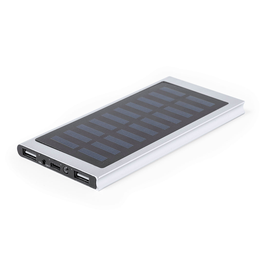 Bernant Power Bank Solar 8000mAh em Alumínio