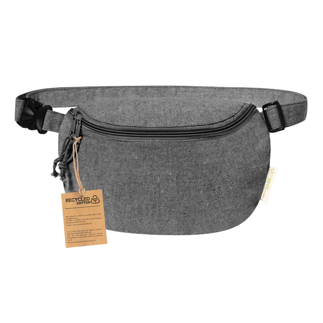 Bolsa de Cintura em Algodão Reciclado - Sustentável e Prática