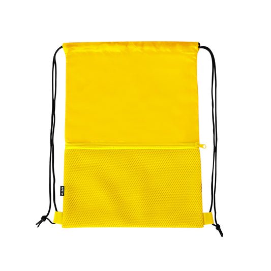 Mochila Uznam em RPET com Corda e Bolso Frontal