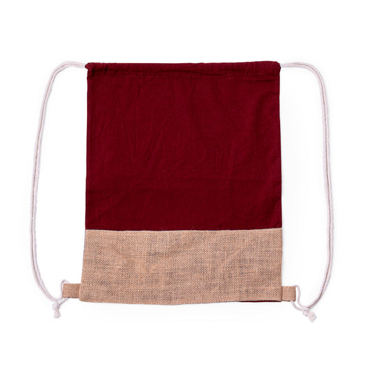 Mochila de Corda em Algodão e Juta Resistente
