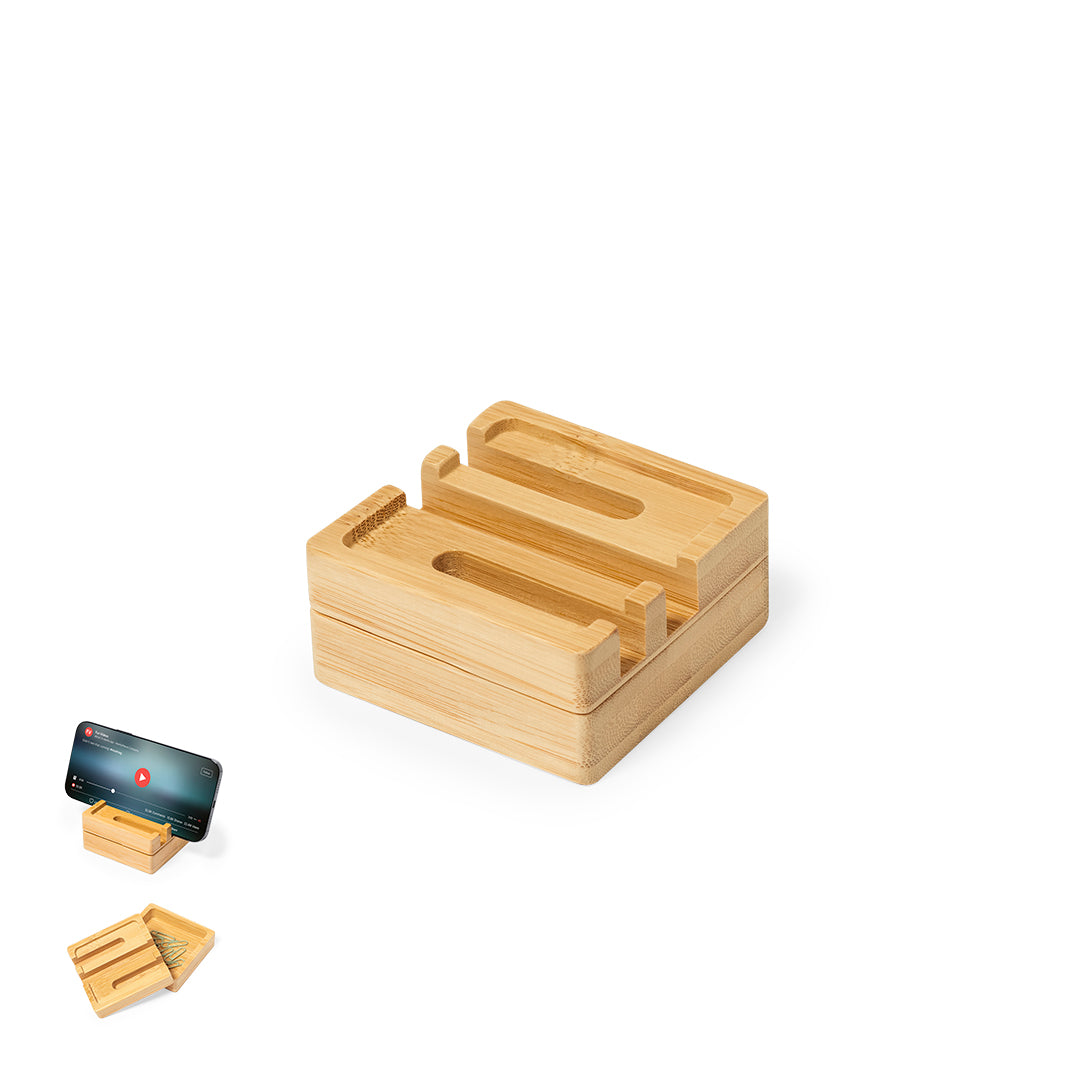 Organizador de Mesa em Bambu Kosinen Moderno e Prático