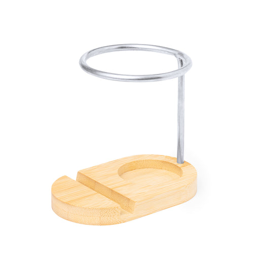 Suporte para Canetas em Bambu e Aço Inoxidável