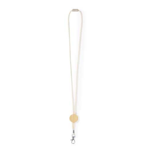 Lanyard em Algodão e Bambu Sustentável