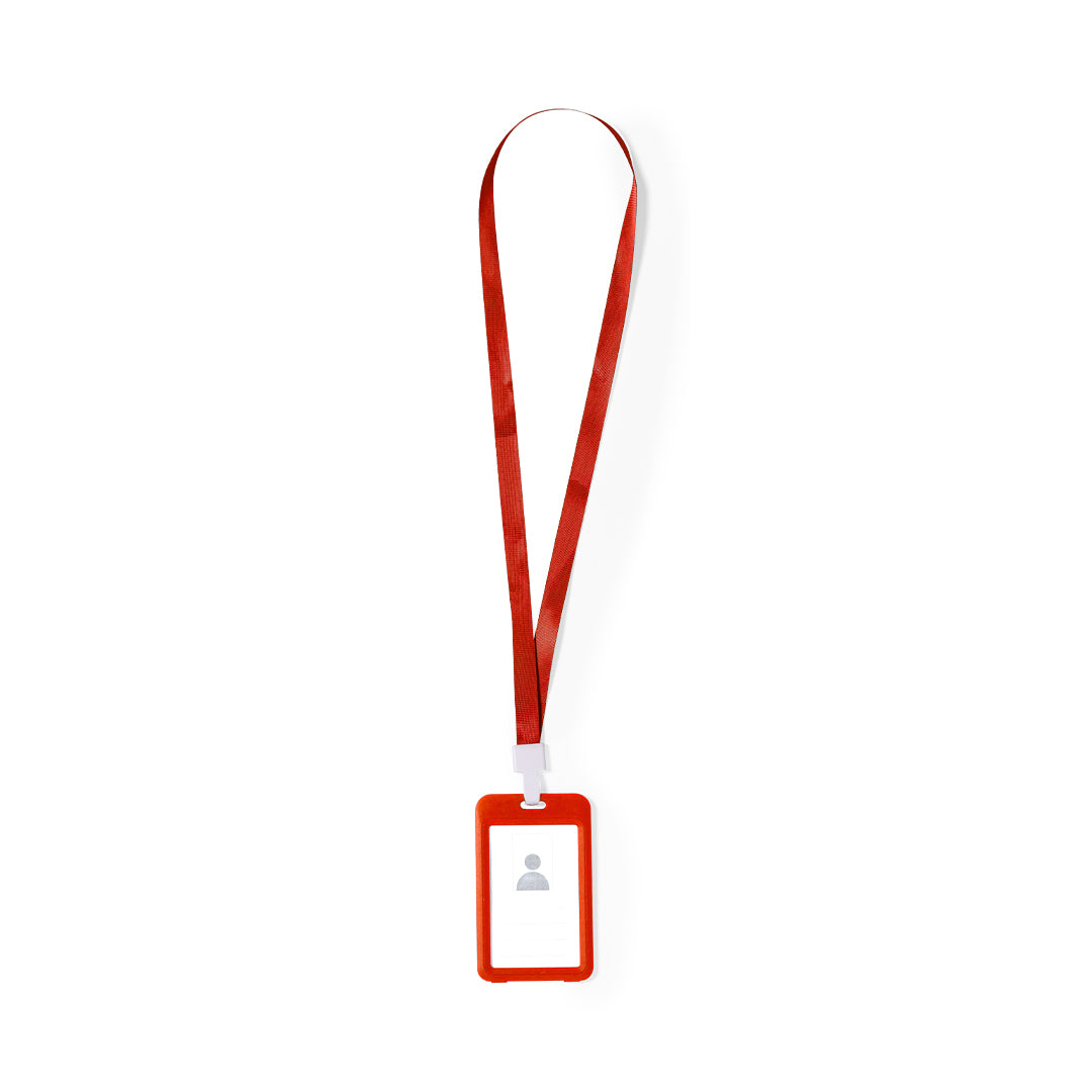 Identificador Lanyard Fleck em Poliéster Colorido
