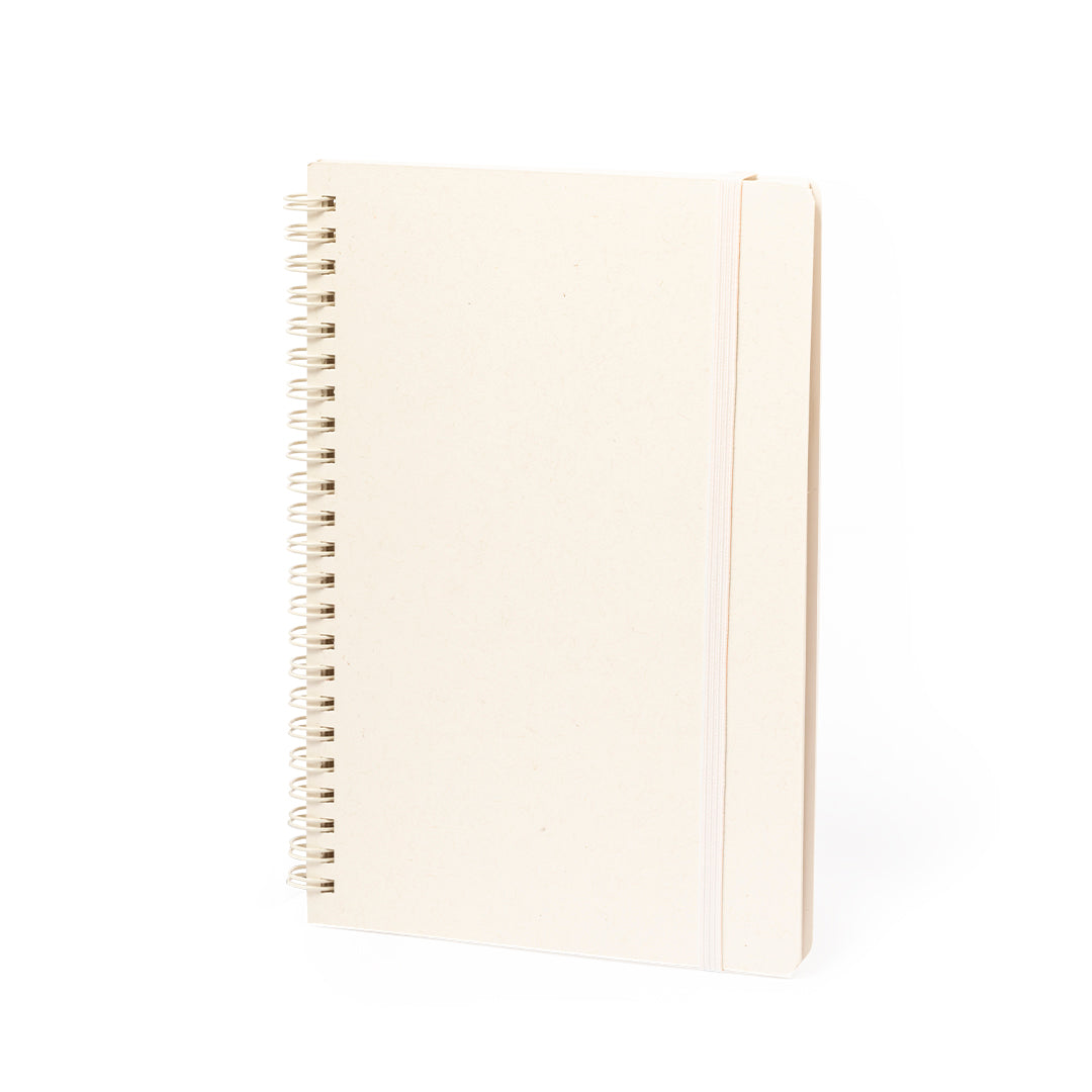 Libreta A5 Ecológica com Anilhas Metálicas