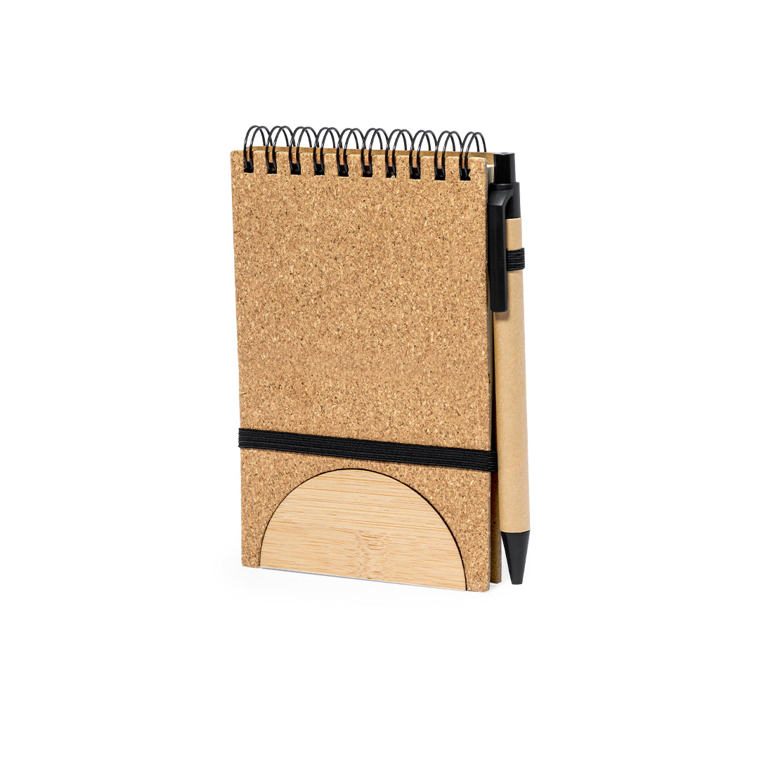 Marinix - Libreta em Cortiça e Bambu com Suporte para Telemóvel
