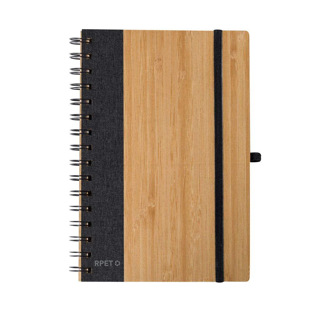 Libreta Gasmon em Bambu com 80 Folhas Recicladas