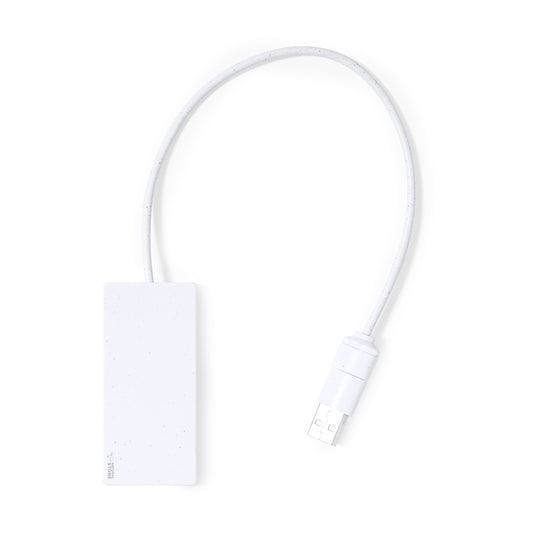 Nagent - Hub USB 2.0 com Pedra Natural e Tipo C