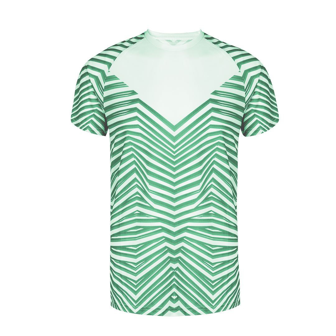 Camiseta Técnica Respirável com Estampado Moderno