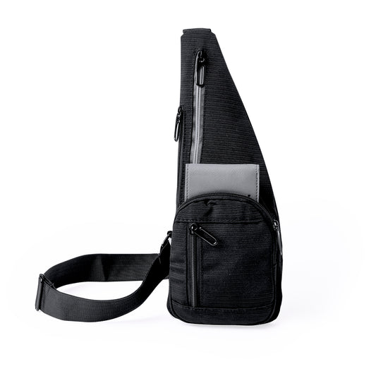 Bandolera Fadaok com Múltiplos Bolsos e Banda Reflectora