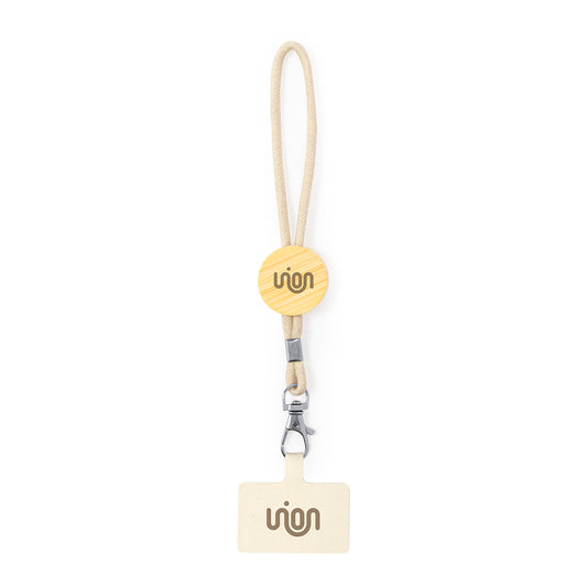 Pulseira Porta Telemóvel em Algodão e Bambu Personalizável