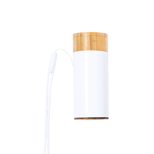 Auriculares Bluetooth 5.0 com Power Bank em Bambu