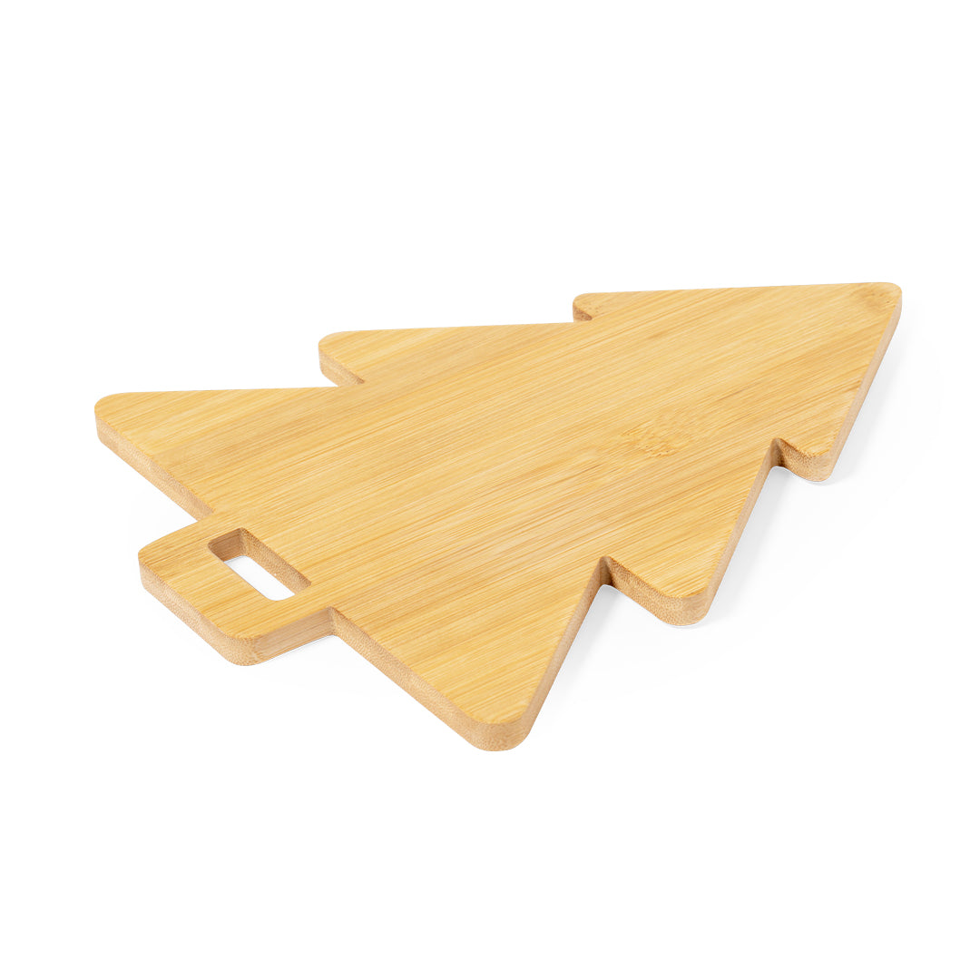 Tábua de Cozinha em Bambu com Design Natalício
