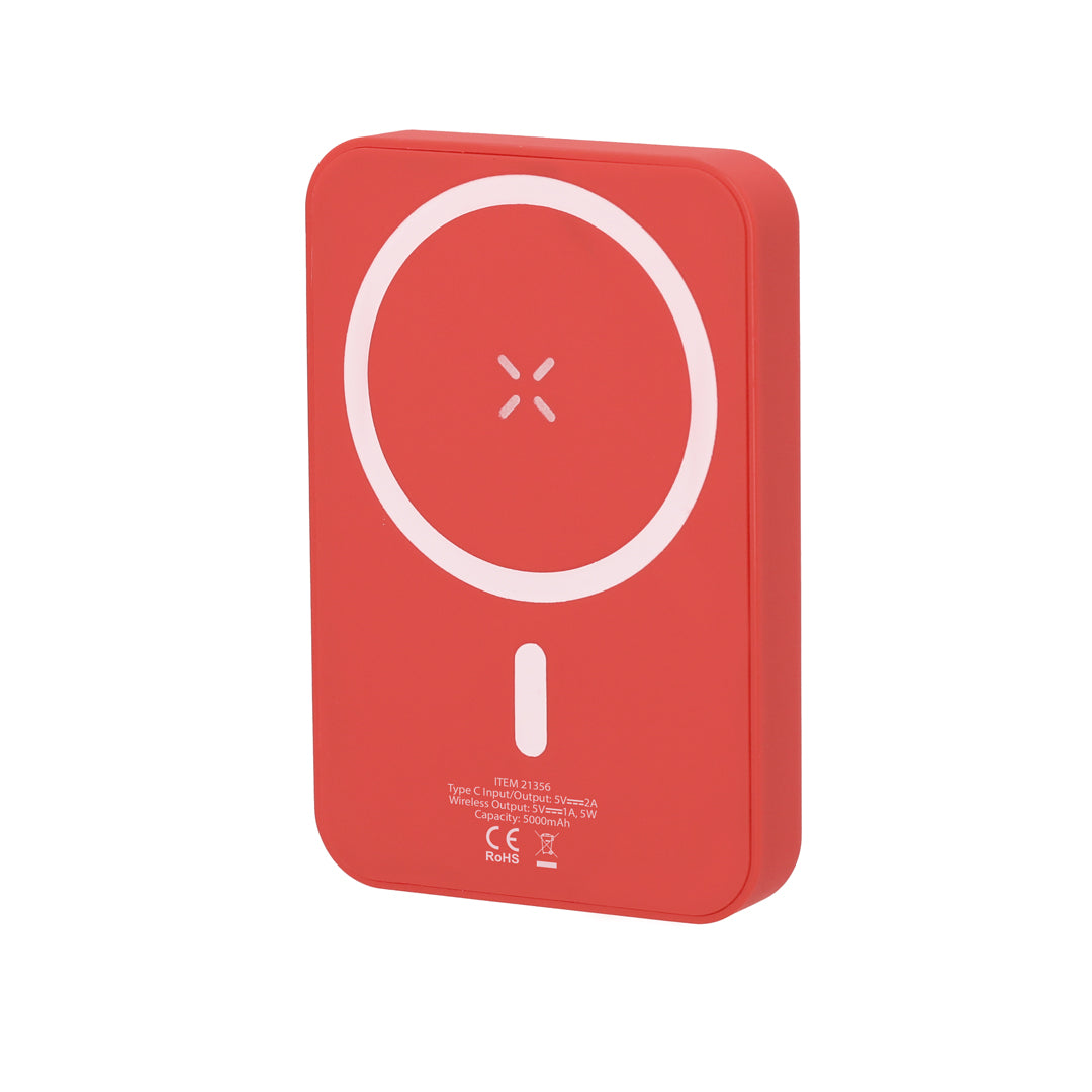Power Bank Tudelak 5.000mAh com Carga Sem Fios