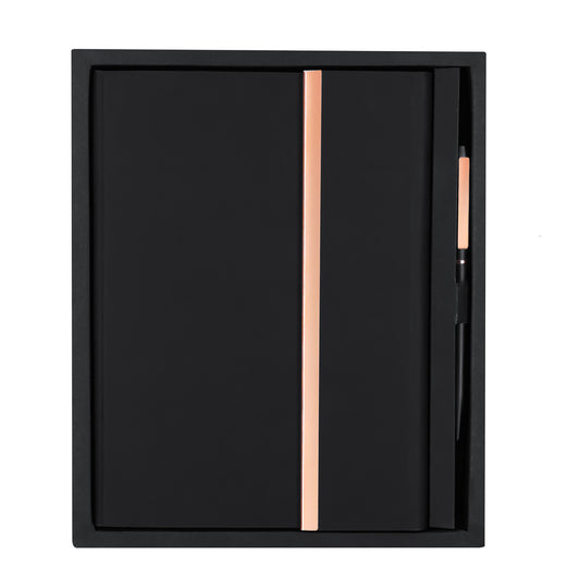 Set Elegante de Bloco de Notas e Caneta Sustentável