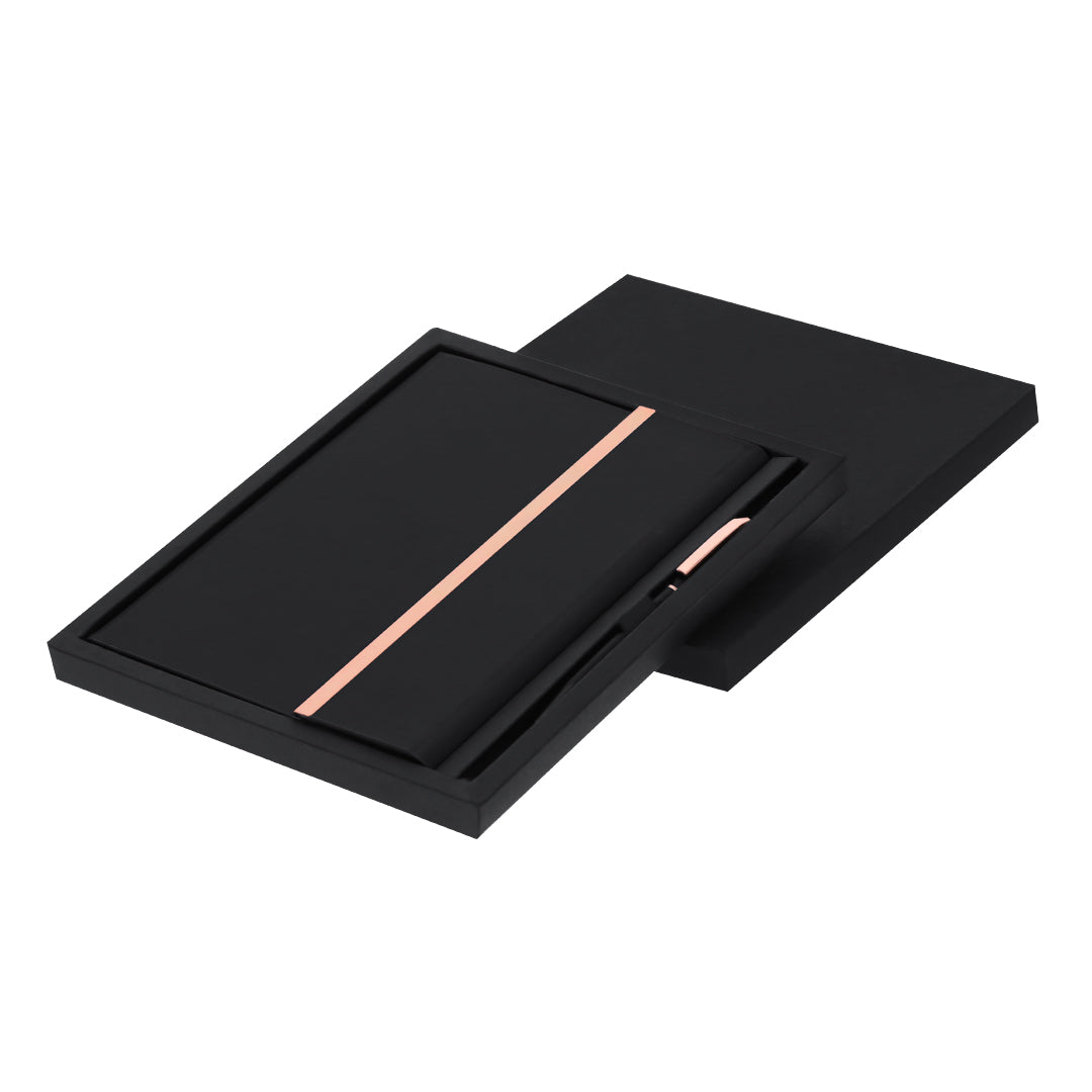 Set Elegante de Bloco de Notas e Caneta Sustentável