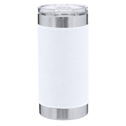 Vaso Térmico Aço Inox 530ml com Tampa Transparente