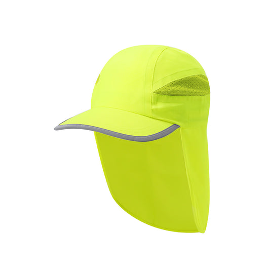 Boné Fluorescente com Proteção Solar e Ventilação