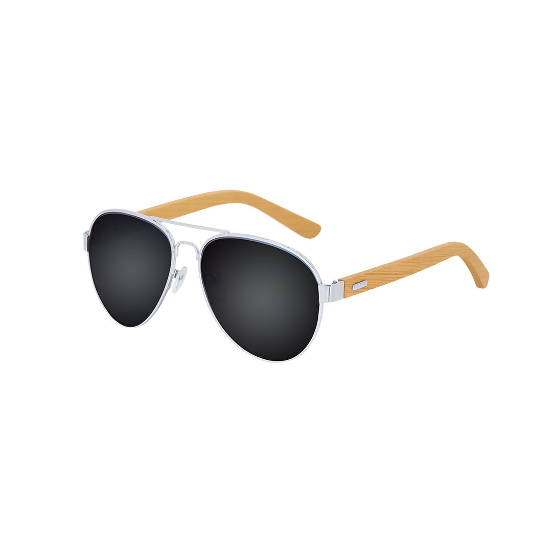 Óculos de Sol com Proteção UV400 e Varas de Bambu