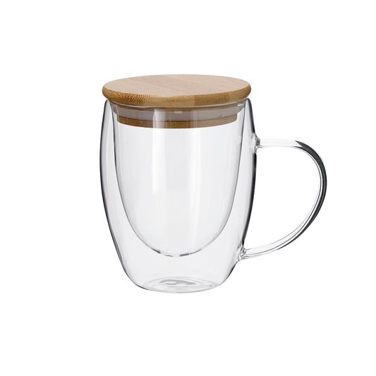 Taza Térmica Helmar 300 ml em Cristal Borosilicato