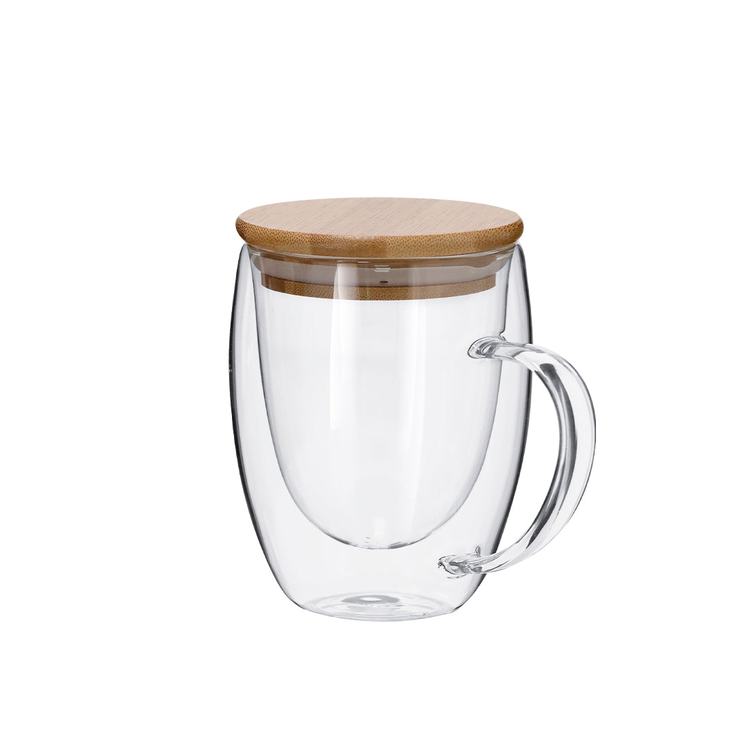 Taza Térmica Helmar 300 ml em Cristal Borosilicato