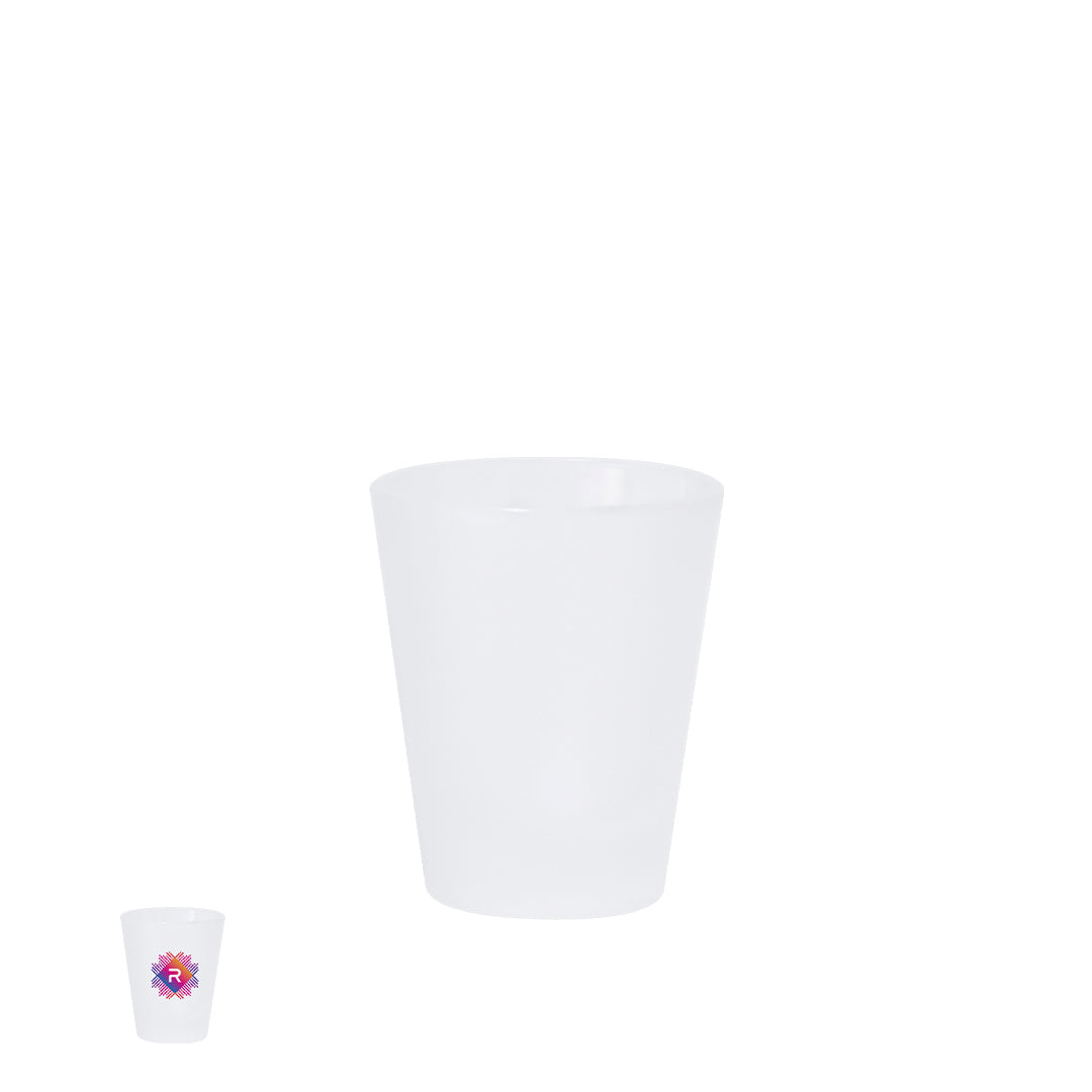 Vaso Chupito 50ml Cristal Frosted para Sublimação