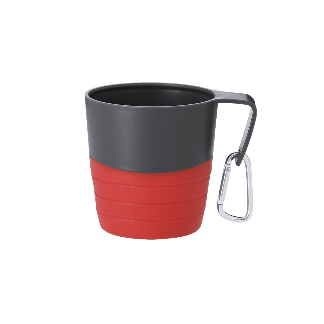 Caneca Dobrável 340 ml em Silicone com Mosquetão