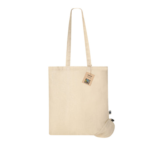Bolsa Plegável Kieran Fairtrade em Algodão Resistente