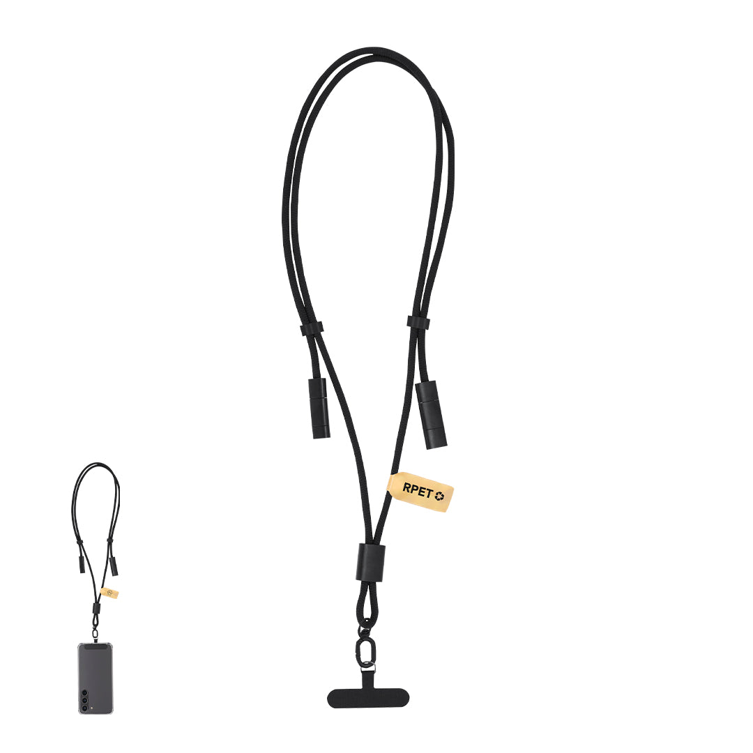Tebrer Lanyard com Suporte e Carregador Sustentável