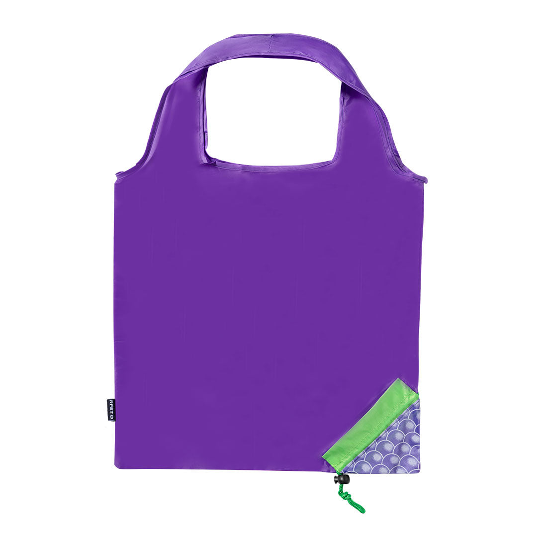 Bolsa Plegável em RPET com Design de Frutas
