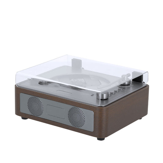 Reprodutor CD Retro Hopson com Bluetooth e Madeira