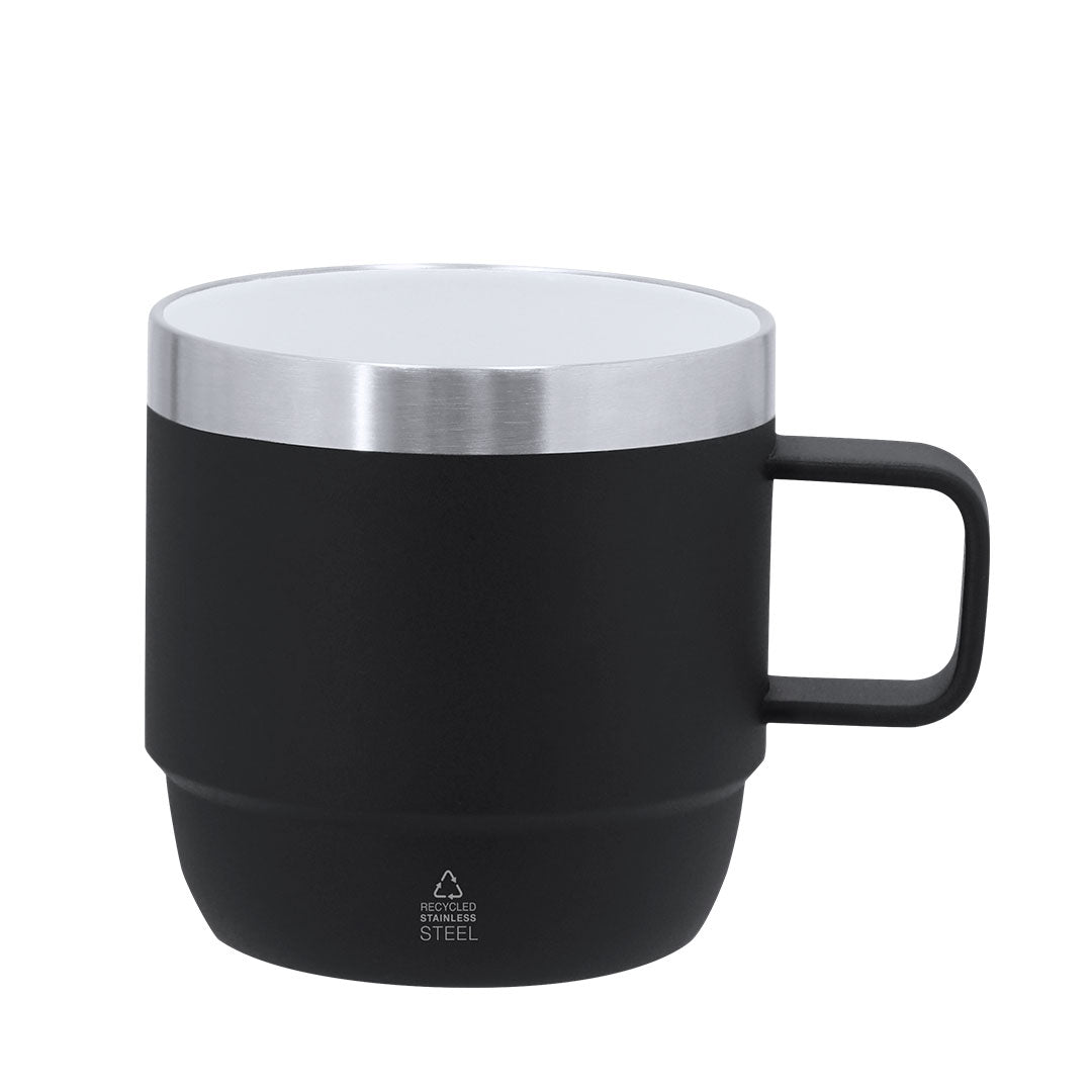Caneca em Aço Inoxidável Reciclado 180ml