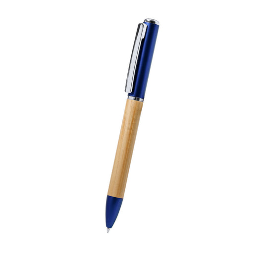 Caneta com Lanterna LED em Bambu Elegante
