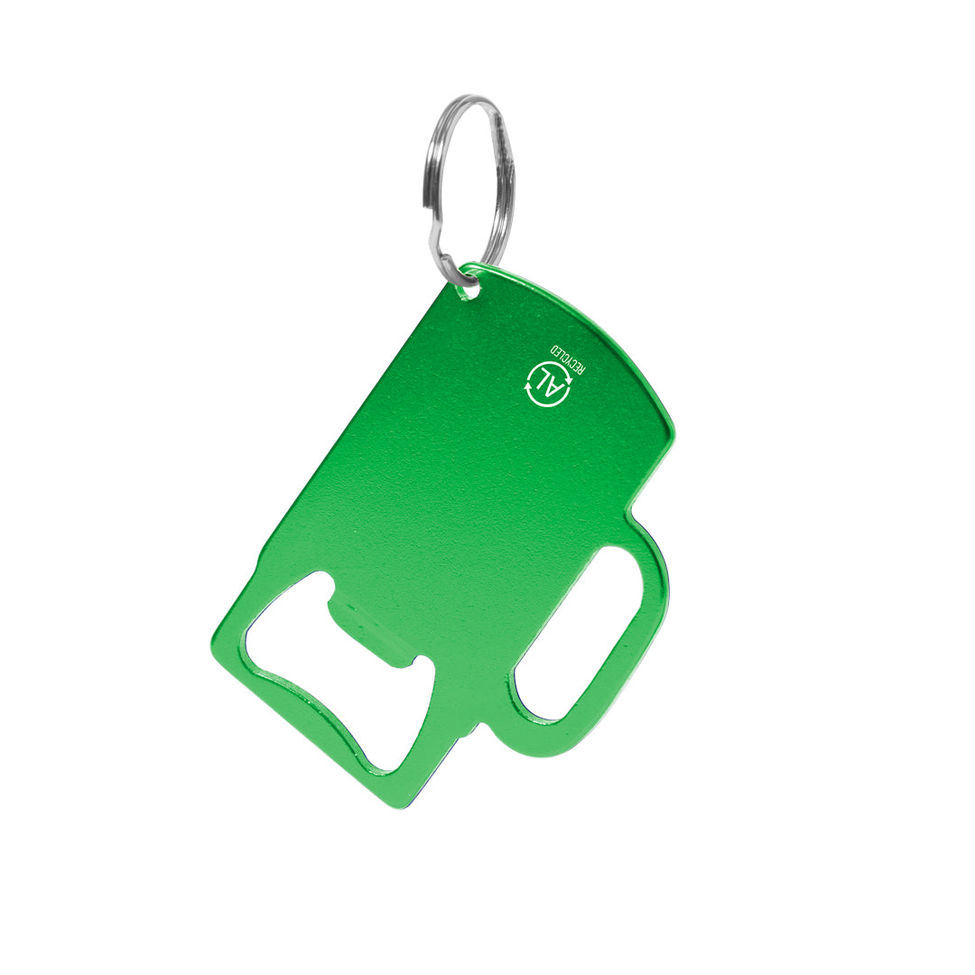 Llavero Abridor em Alumínio Reciclado com Design de Jarra