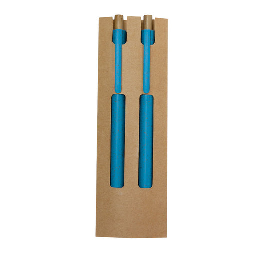 Conjunto Caneta e Lápis Ecológico em Bambu