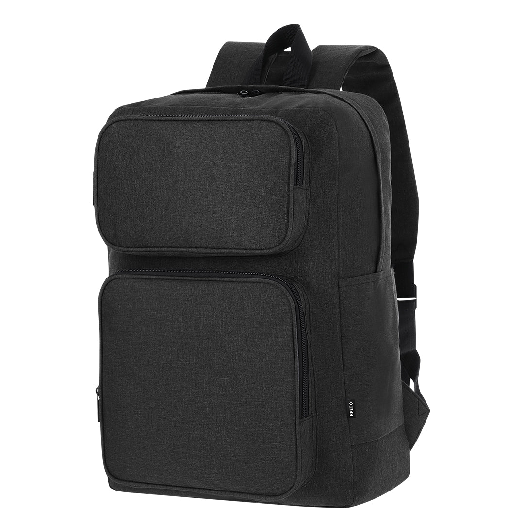 Mochila Necco em RPET 600D com Bolsos e Ajustes