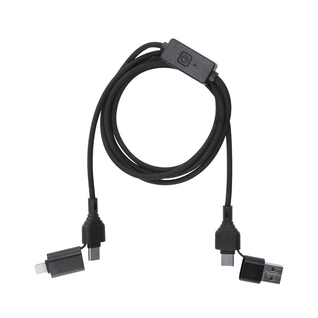 Cabo de Carga 60W com Proteção de Dados