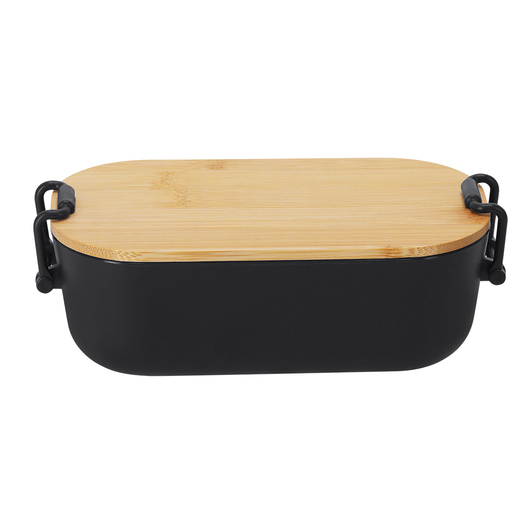 Fiambrera Lilix 850 ml com Tampa Hermética de Bambu