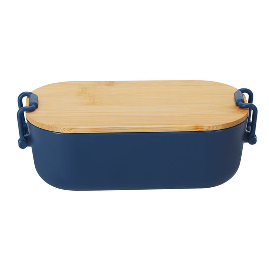 Fiambrera Lilix 850 ml com Tampa Hermética de Bambu