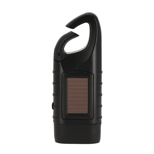 Lanterna Solar Ajustável 360° com Mosquetão